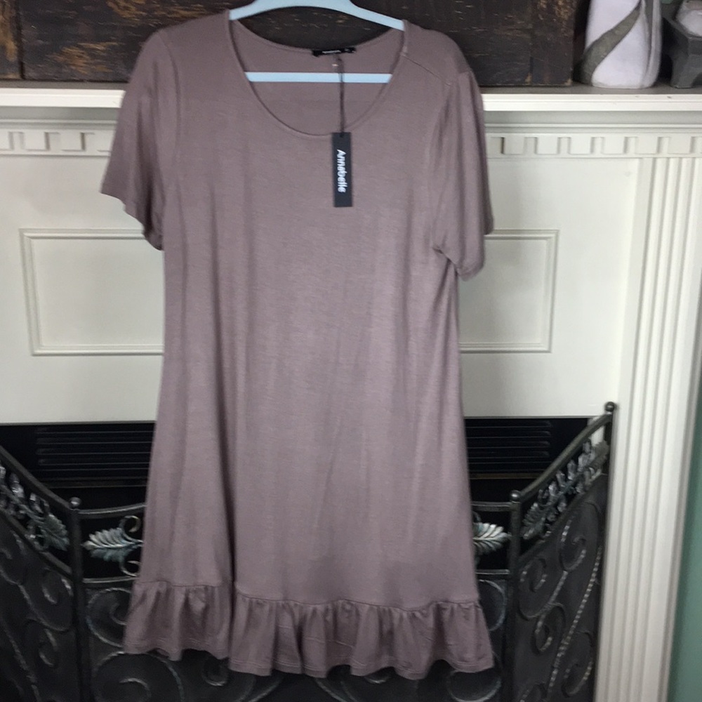 Annabelle Ruffle Tunic Dress NWT
